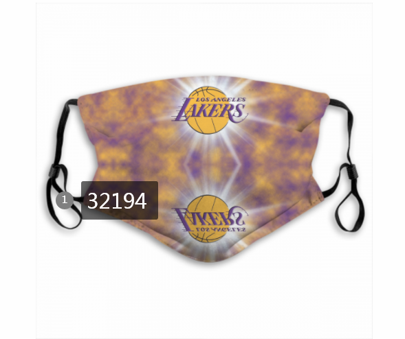 NBA 2020 Los Angeles Lakers30 Dust mask with filter
